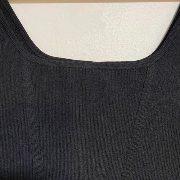 Babaton Bustier Knit Black Women's Tank Top XS - Picture 6 of 7